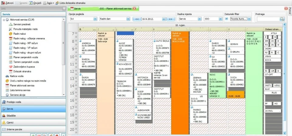 Totus DMS Service Scheduler